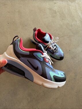 Nike Air 200 Colorblock Running Shoes - Blue, Black, Pink, Mint